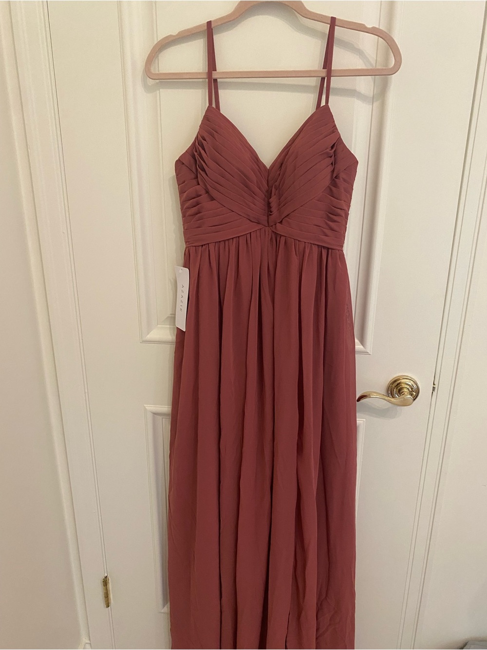 Azazie Dusty Rose Bridesmaid Dress - NWT